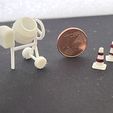 IMG_1121.jpg Concrete mixer for building site Tiny miniature model 1:50 1/50