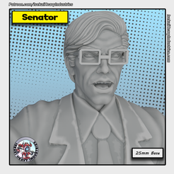 Senator_portrait.png 3D file Senator Token・3D printer design to download