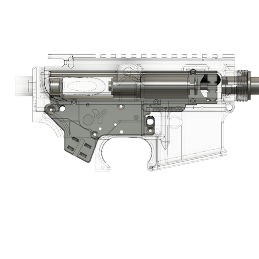 ar15-aeg-composition-v36.png M4 - AEG HPA - MAXX MODEL + BLACKDRAFT PHOENIX ALIGMENT CLIP - Airsoft