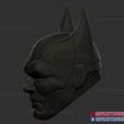 Batman_Beyond_helmet_3d_print_model-06.jpg Batman Beyond Cowl Cosplay - DC Comics - The Batman