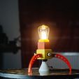 SP-rocket-lamp-mini-light.jpg Lâmpada de foguete Steampunk - Lâmpada Modular E27 Edison 🚀💡 v1.0