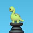 Cod1309-Dinosaur-Chess-Diplodoco-3.png Dinosaur Chess - Diplodoco - Rook