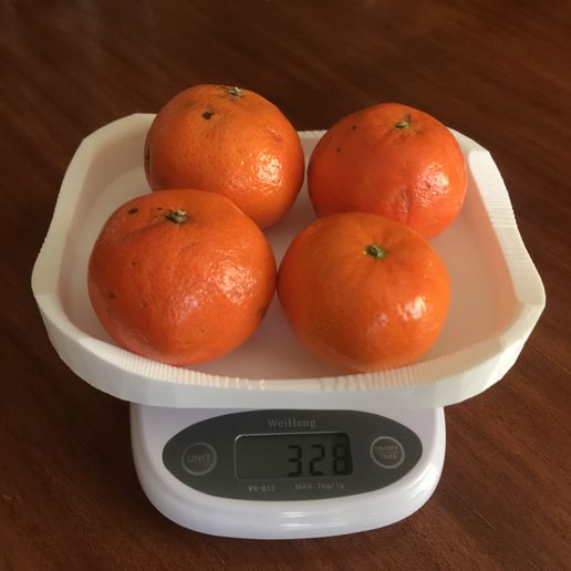 Stackable Tray for Weighing Machine / Traeja Apilable para Báscula 3D model