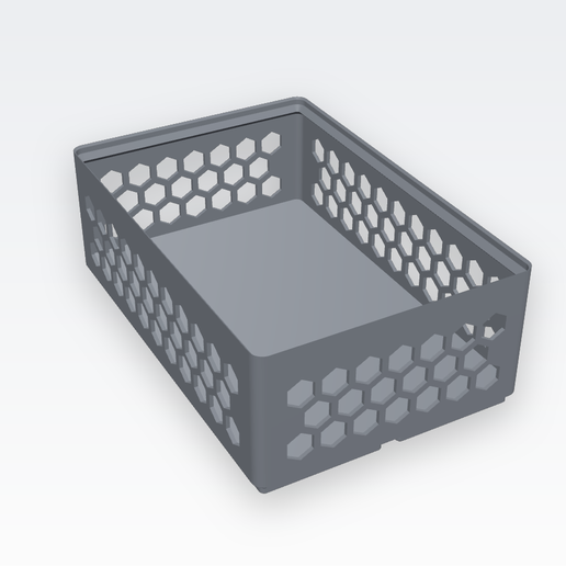 Gridfinity 2x3 6U bandeja de celosía hexagonal / 2x3 6U hexagonal lattice tray