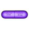 Prozac Pill.stl Xanax pill, Prozac pill & Valium Pill