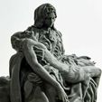 018-3.jpg Free STL file PIETA IN ST. PETER'S BASILICA, VATICAN・3D printer model to download