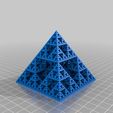 c4e0eeba09e3c82cadd7166a92330c03.png Free STL file spiral vase Sierpinski pyramid (Openscad)・3D printable design to download