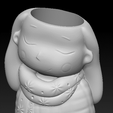 Imagen5.png Decoration Planter Pot Cute Girl 5 stl for 3D printing
