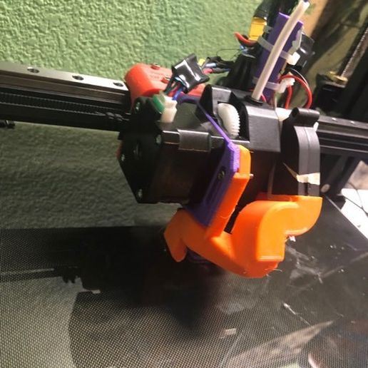 Wanhao d9 BMG+e3d v6 with part cooler 3D model