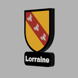 Lorraine-Logo-3.png Blason de la Lorraine LED Nightlight Lamp Table / Wall Decoration Same Layer Print