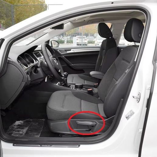 VW Golf I MK7 Passat B8 seat height handle