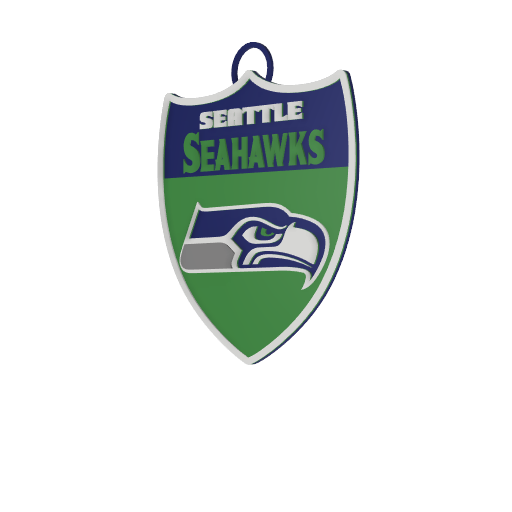 🛡️ SEATTLE SEAHAWKS NFL SHIELD CHAIN・ STL File for 3D printing・Cults