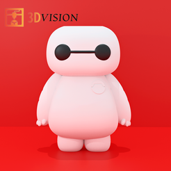 RENDER-FRONTAL-2.png Funko Baymax and keychain Baymax