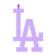 LA Logo_SH.STL LA Dodgers Keychain