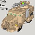6mm-Muskox-MRAP-Twin-Laser-Turret.jpg 6mm & 8mm Muskox MRAP Vehicles