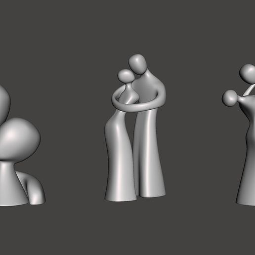 Couple love 3D model
