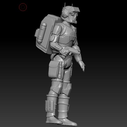 screenshot.196.jpg The bad batch .stl Teck action figure3D ACTION FIGURE .OBJ KENNER STYLE. Starwars