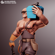2.png Fichier 3D Buff Egineer | Team Fortress 2・Modèle pour imprimante 3D à télécharger
