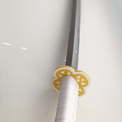 KATANA EFFONDRANT - ZENITSU - DEMONSLAYER - (PRINT IN PLACE + ASSEMBLY VERSION)