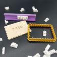 Image-6.jpg STL file Letter stamp set, personalized cookies + small butter cookie cutter・Design to download and 3D print