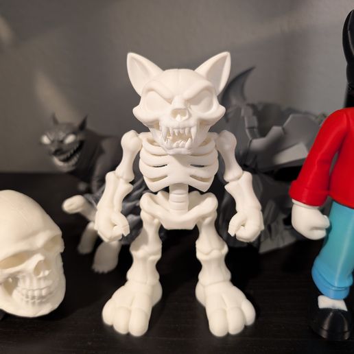 Skullcat – Cartoon Skeleton Cat