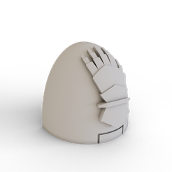 MK6-Shoulder-Pad-Iron-Hands-1.png STL-Datei Schulterpolster für MKVI/Mk6 Power Armour (Iron Hands)・Vorlage für 3D-Druck zum herunterladen