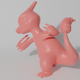 charmeleon 2.png STL file Charmander evolution pack (9 models, 3 positions each evolution)・3D print design to download