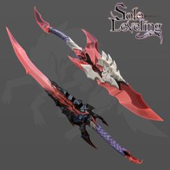 1.jpg Kamish's Wrath Daggers Solo Leveling for cosplay 3d model