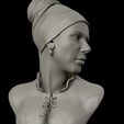 08.jpg Girl with a Pearl Earring 3D Portrait Sculpture
