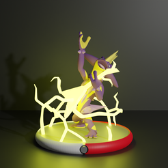 Toxtricity.png Файл STL 3D-печатная модель покемона Toxtricity・Идея 3D-печати для скачивания