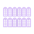 Window_Frames.stl HO Scale  Post Office