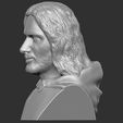 5.jpg Aragorn The Lord of the Rings bust for 3D printing