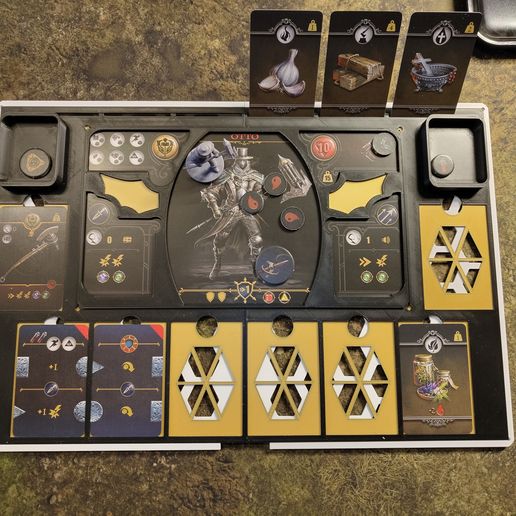 ancient blood vampire hunters, Boardgame, Organizer, Insert, Playerboard