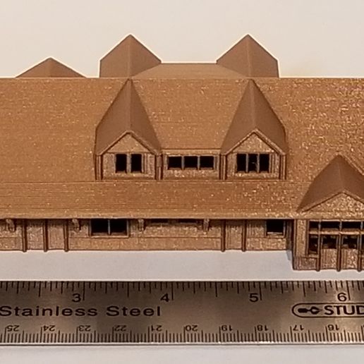 2019-01-15 17.12.22.jpg Fichier 3D PREMIUM N Scale Small Town Railroad Station (Gare de chemin de fer de petite ville)・Plan pour imprimante 3D à télécharger, MFouillard