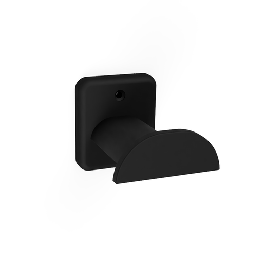 Minimal Wall Headphone Holder - Solid 3D Printable Design