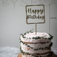 3.jpg Archivo OBJ Adorno para la tarta・Modelo para descargar e imprimir en 3D