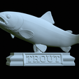 Rainbow-trout-trophy-open-mouth-1-41.png fish rainbow trout / Oncorhynchus mykiss trophy statue detailed texture for 3d printing