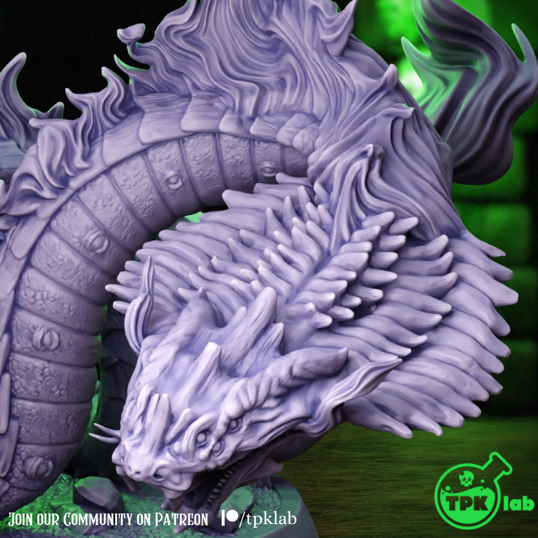 Download file Flamming Basilisk • Design to 3D print ・ Cults