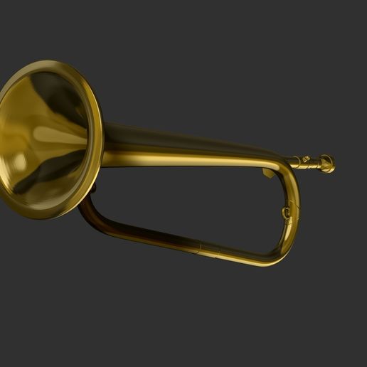 🎵 Bugle - Printable・ STL File for ・Cults