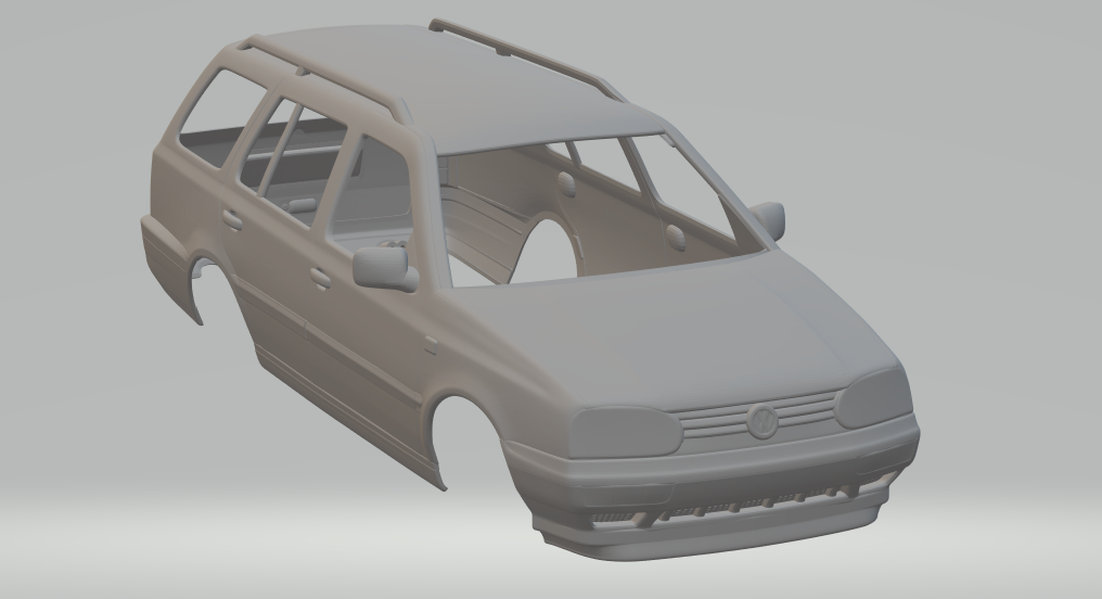 Download STL file Volkswagen golf variant mk3 • Design to 3D print ・ Cults