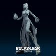 01.jpg Female Warlock Tiefling 3D print model