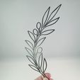 20200410_195320-01.jpeg 2D Olive Tree Branch - Flower Decor - Wall art