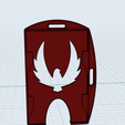 KratosHolder1.png Dual Badge Holder: Kratos - Designed For Bulk Printing