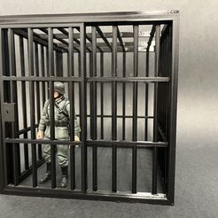 S DA NWAANS CAN we BAN wy VA RRR URE — — c veh re a Fi = ee Se ae Archivo 3D 1/18 Celda de la cárcel・Objeto para impresora 3D para descargar