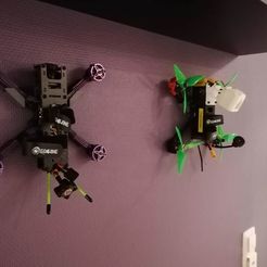 IMG_20200309_190732.jpg Download free STL file Quad/Drone Wall Mount • Design to 3D print, eried