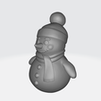 3.png bonhomme de neige - modèle 3d