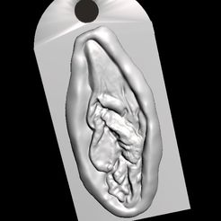 Image1.jpg STL file Pussy Key Chain #1B・3D printable model to download