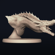 Game of Thrones - Drogon (10).png Bust: Dragon