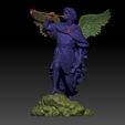 09.jpg Erzengel Gabriel Statue - 3D-Druck STL