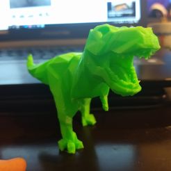 Low-poly t-rex